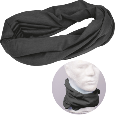 Picture of BANDANA LOOP SCARF in Black 