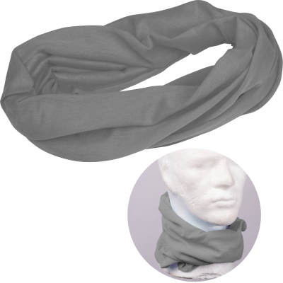 Picture of BANDANA LOOP SCARF in Silvergrey 