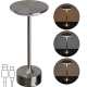 Picture of STAINLESS STEEL METAL TABLE LAMP in Silvergrey 