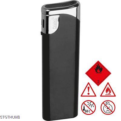 Picture of ELECTRONIC PLASTIC LIGHTER in Black.