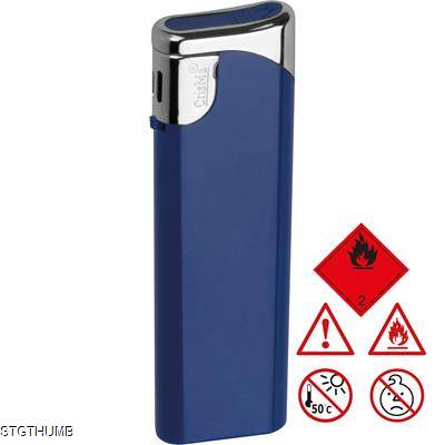 Picture of ELECTRONIC PLASTIC LIGHTER in Blue.