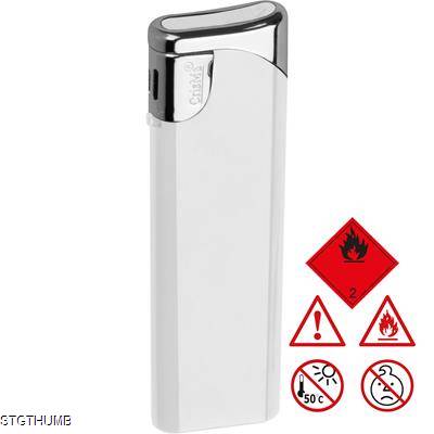 Picture of ELECTRONIC PLASTIC LIGHTER in White.