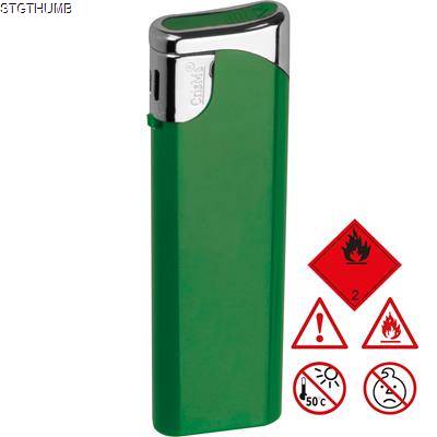 Picture of ELECTRONIC PLASTIC LIGHTER in Green