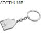Picture of METAL HOUSE KEYRING in Silver