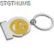 Picture of SMILEY KEYRING in Yellow