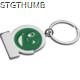 Picture of SMILEY KEYRING in Green
