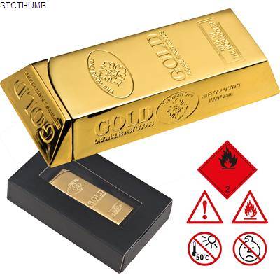 Picture of GOLD BAR AUTOMATIC LIGHTER in Gold.