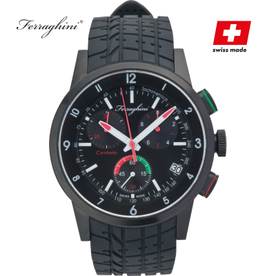 Picture of FERRAGHINI CENTURIO WATCH in Black.