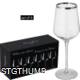 Picture of SET OF 6 CRYSTAL WHITE WINE GLASS