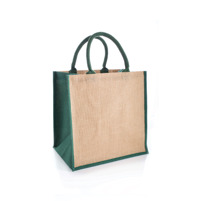 Picture of BRECON JUTE REUSABLE ECO BAG with Wipe Clean Interior