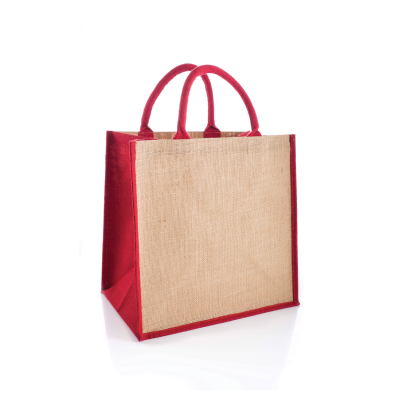 Picture of BRECON JUTE REUSABLE ECO BAG with Wipe Clean Interior