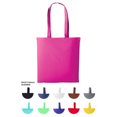 Picture of INVINCIBLE COLOUR 5OZ COTTON TOTE SHOPPER TOTE BAG