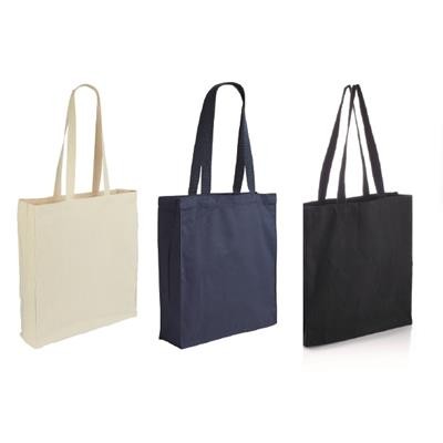 Picture of ILLUSTRIOUS 10OZ PREMIUM WEIGHT CANVAS SHOPPER TOTE BAG.