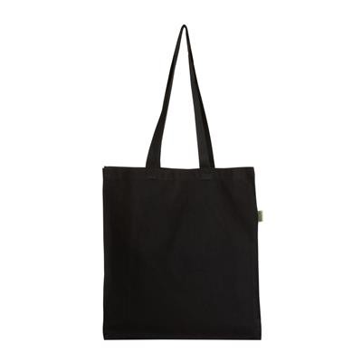 Picture of ILLUSTRIOUS 10OZ RECYCLED AND SUSTAINABLE BLACK CANVAS BAG