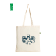 Picture of INVINCIBLE 5OZ NATURAL REUSABLE RECYCLED COTTON SHOPPER TOTE BAG