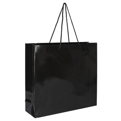 Picture of MAYFLOWER GLOSS LAMINATED PAPER CARRIER BAG with Rope Handles.