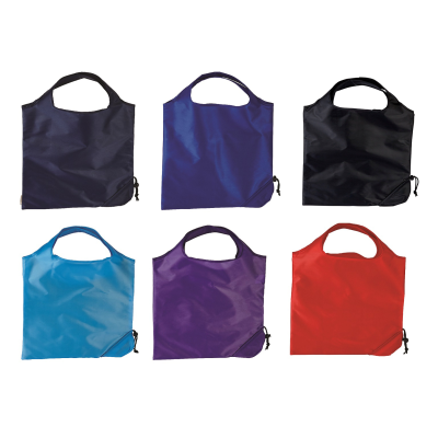 Picture of TRIUMPH SCRUNCHIE POLYESTER FOLDING SHOPPER TOTE BAG with Pouch