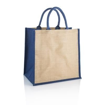 Picture of BRECON JUTE REUSABLE ECO BAG with Wipe Clean Interior.