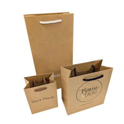 Picture of RECYCLABLE KRAFT PAPER CARRIER BAG.