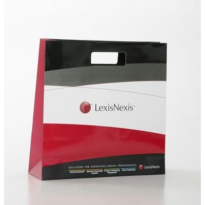 Picture of SCORPION LUXURY PAPER CARRIER BAG with Gloss Finish & Die Cut Handles.