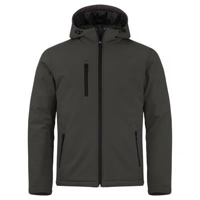 Picture of CLEAN CUT 3 LAYERED PADDED SOFTSHELL JACKET with Hood.