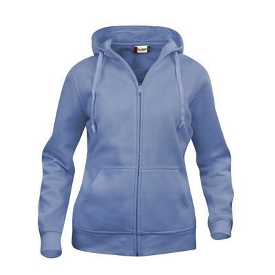 Picture of CLIQUE BASIC FULL ZIP LADIES HOODED HOODY SWEATSHIRT.