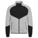 Picture of a WARM, EASY-WEARING KNITTED FLEECE JACKET with Sections of Softshell