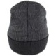 Picture of KNITTED HAT FOLDED AT BOTTOM with Interknitted Reflective Thread