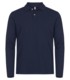 Picture of a HIGH QUALITY LONG SLEEVE POLO with a Good Stretch