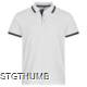 Picture of AN UNISEX POLO with Contrast Colour Stripe on Collar & Sleeve
