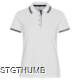 Picture of LADY POLO with Contrast Colour Stripe on Collar & Sleeve