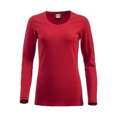 Picture of CLIQUE CAROLINA LADIES ROUND NECK LONG SLEEVE STRETCH TEE SHIRT.