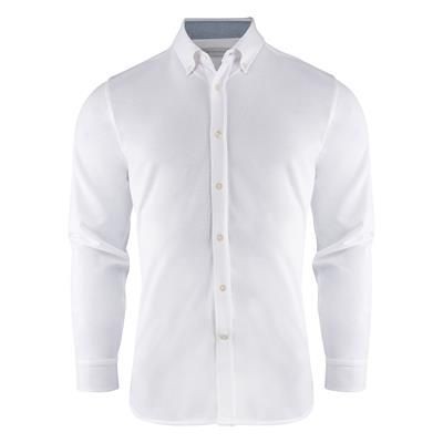 Picture of BURLINGHAM OXFORD LOOK JERSEY SHIRT.