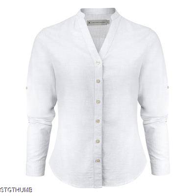 Picture of HARVEST TOWNSEND LADIES LINEN-BLEND SHIRT.