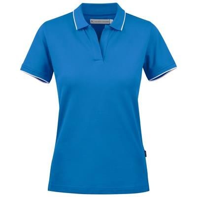 Picture of GREENVILLE LADIES POLO SHIRT with Classic White Stripe at Collar & Sleeve.