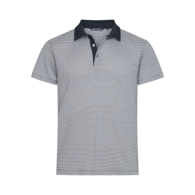 Picture of CUTTER & BUCK VIRTUE STRIPE MENS POLO SHIRT