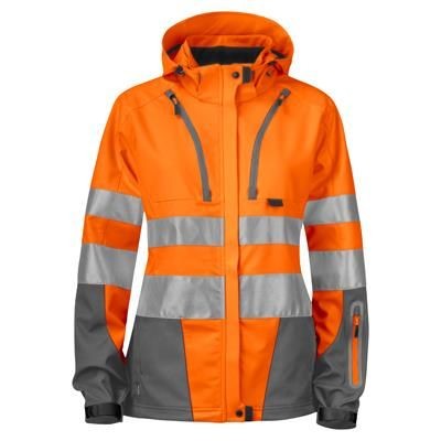 Picture of LADIES HI-VIS JACKET in Functional Softshell Material.