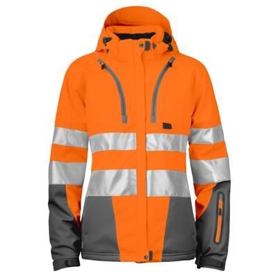 Picture of LADIES HI-VIS JACKET in Functional Softshell Material.