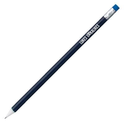 Picture of RECYCLED NEWSPAPER PENCIL SET in Blue