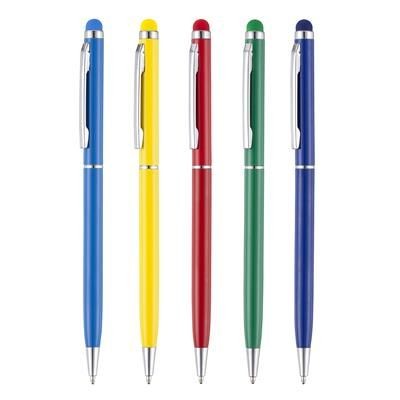 Picture of SOFT-TOP TROPICAL COLOUR STYLUS BALL PEN.