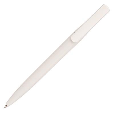 Picture of SURFER SOLID RPET BALL PEN in White.