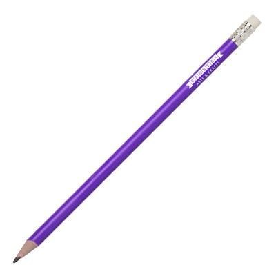 Picture of RECYCLED PLASTIC PENCIL in Purple