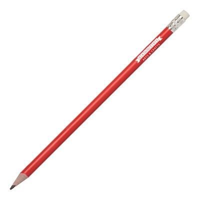 Picture of RECYCLED PLASTIC PENCIL in Red