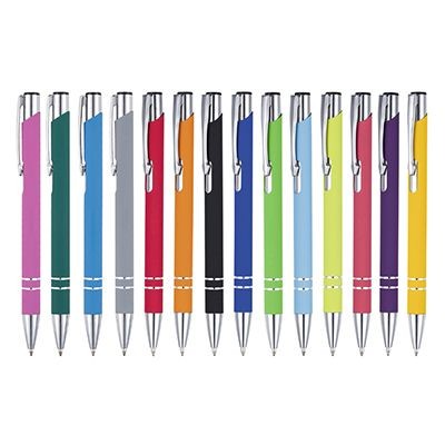 Picture of BECK SOFTFEEL BALL PEN in Grey