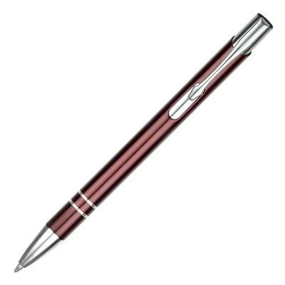 Picture of BECK BALL PEN in Burgundy.