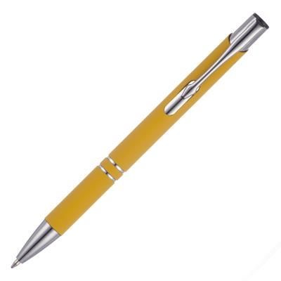 Picture of ALADDIN SOFT FEEL BALL PEN in Yellow