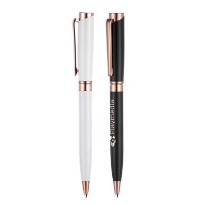 Picture of LYSANDER ROSE GOLD BALL PEN.