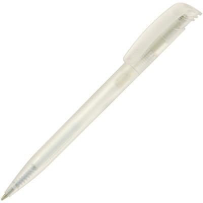 Picture of KODA PLASTIC FROST BALL PEN in White