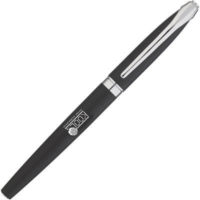 Picture of BALLAD SILVER CHROME ROLLERBALL PEN in Black