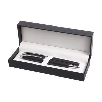 Picture of HI-LINE CUSHIONED PEN BOX in Black